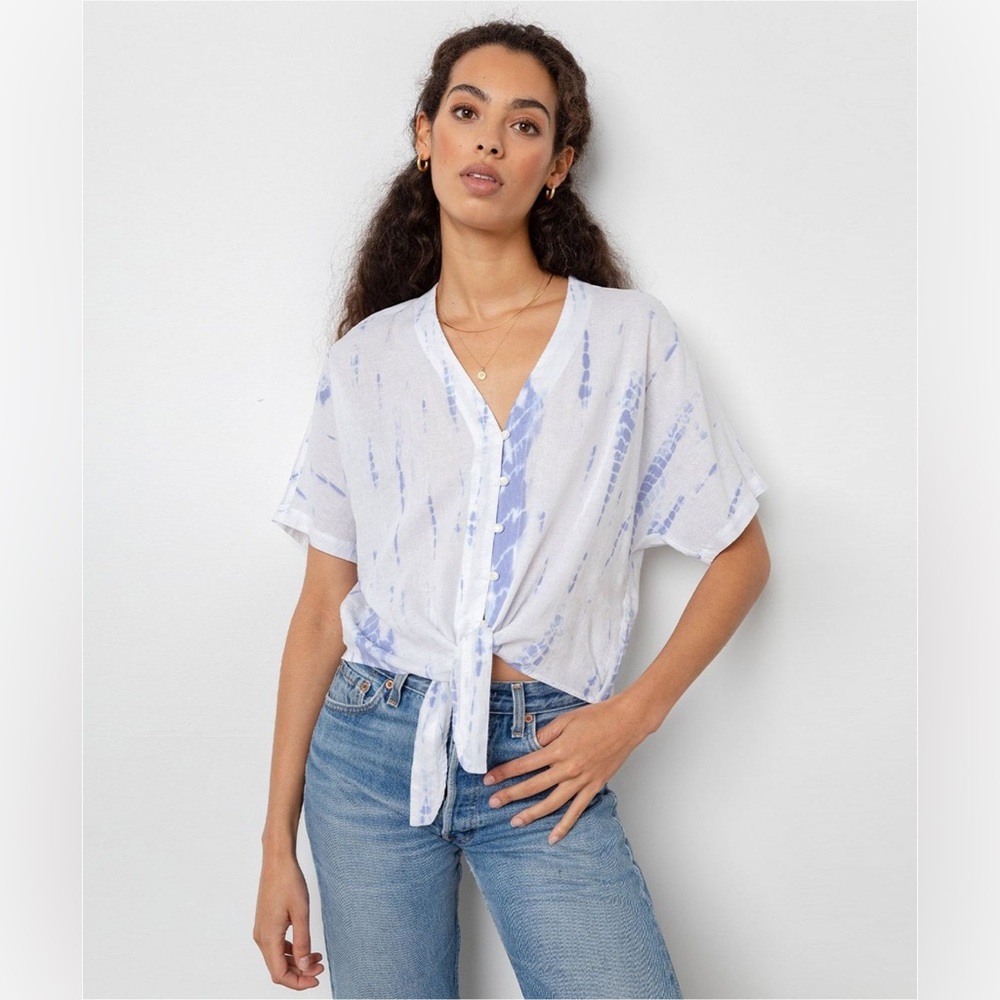 Rails Thea Blouse in Cloud Tie Dye